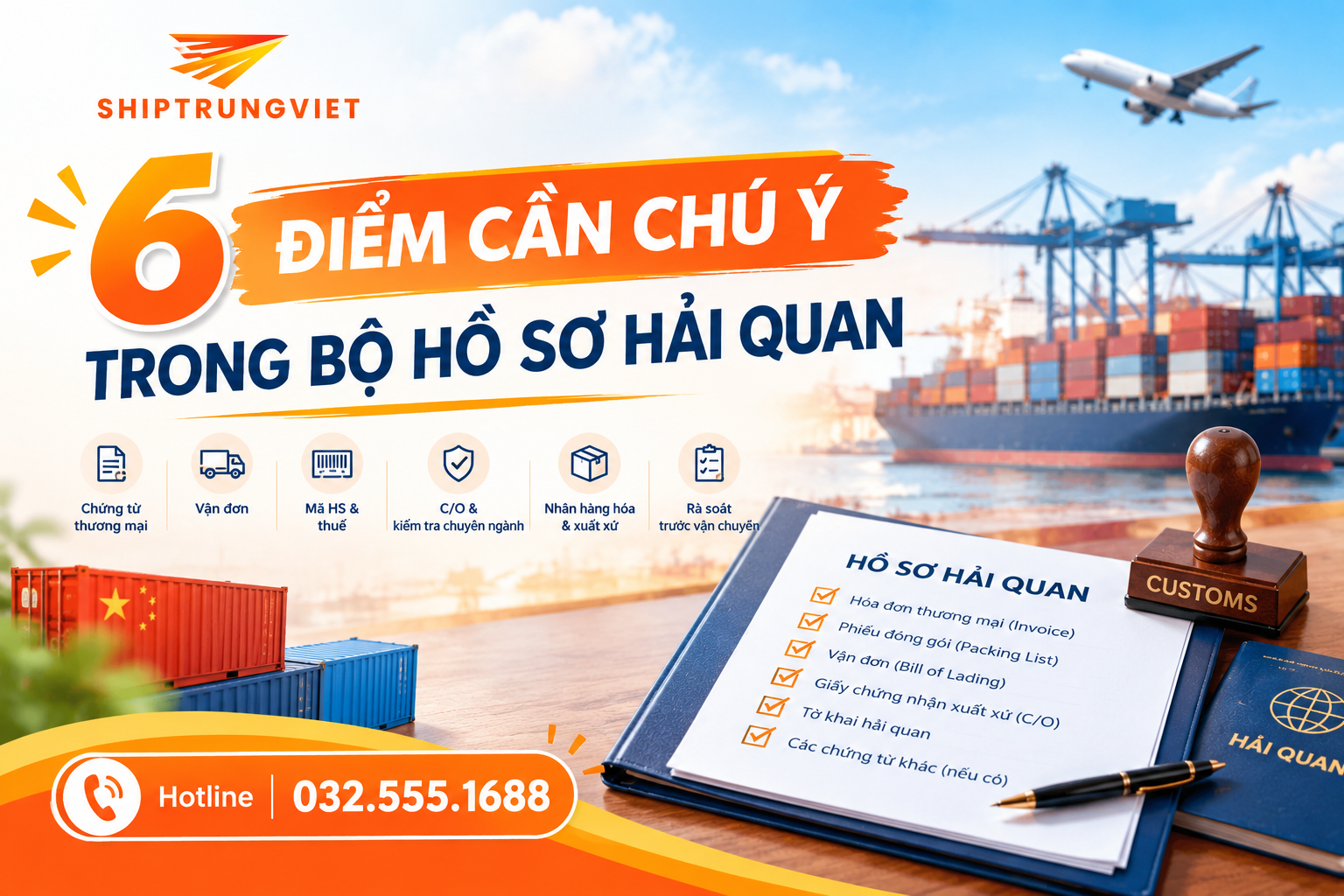 6 Điểm Cần Lưu Ý Trong Bộ Hồ Sơ Hải Quan Để Hàng Thông Quan Nhanh