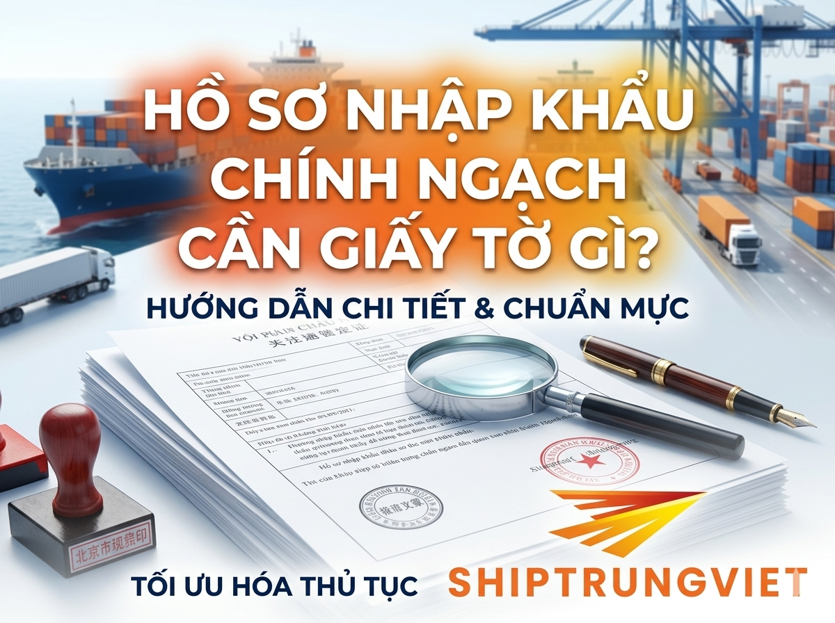 Hồ Sơ Nhập Khẩu Chính Ngạch Cần Giấy Tờ Gì? Hướng Dẫn Chuẩn Bị Thủ Tục Nhập Hàng Trung Quốc Cho Doanh Nghiệp