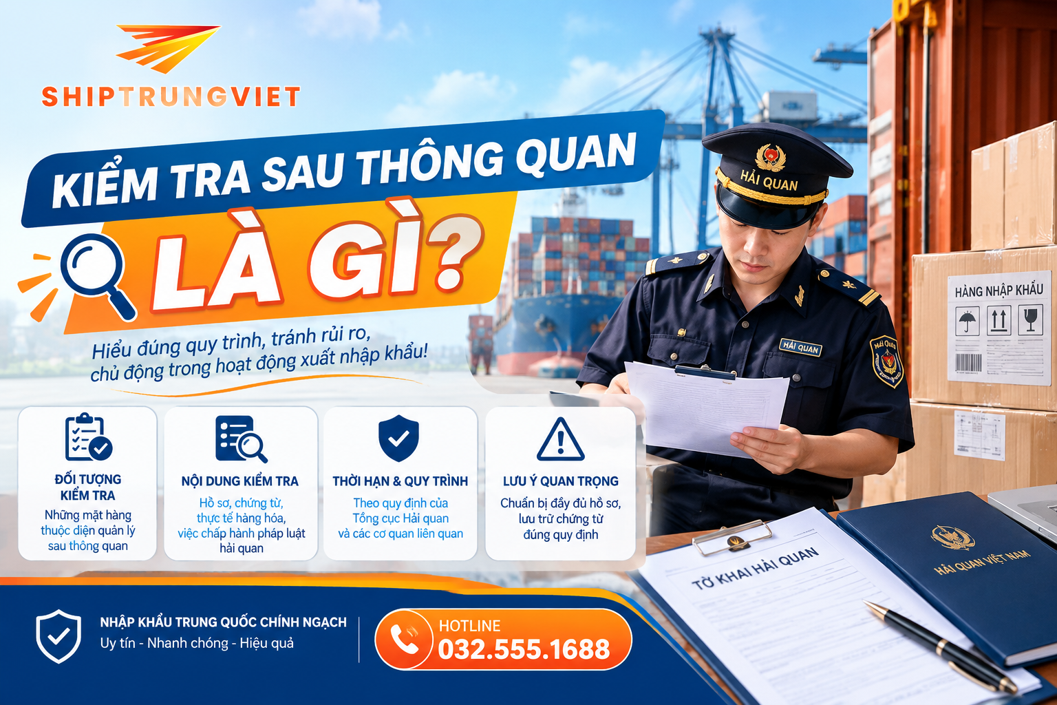 Kiểm Tra Sau Thông Quan Hàng Hóa Là Gì? Cẩm Nang Từ A-Z Cho Doanh Nghiệp