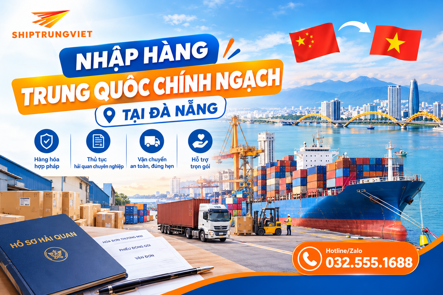 Dịch Vụ Nhập Hàng Trung Quốc Chính Ngạch Tại Đà Nẵng Uy Tín, Trọn Gói