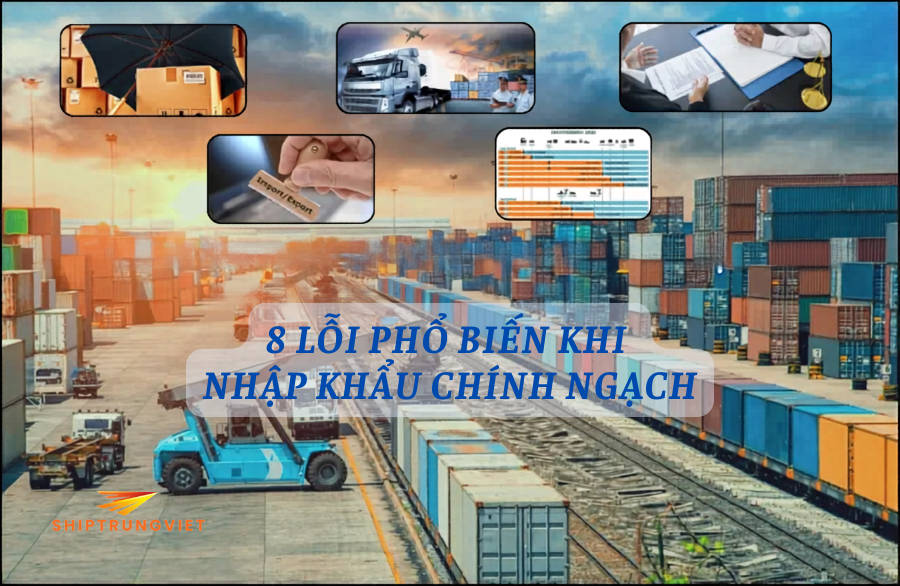8 Lỗi Phổ Biến Khi Nhập Khẩu Chính Ngạch & Cách Khắc Phục Doanh Nghiệp Nào Cũng Nên Biết