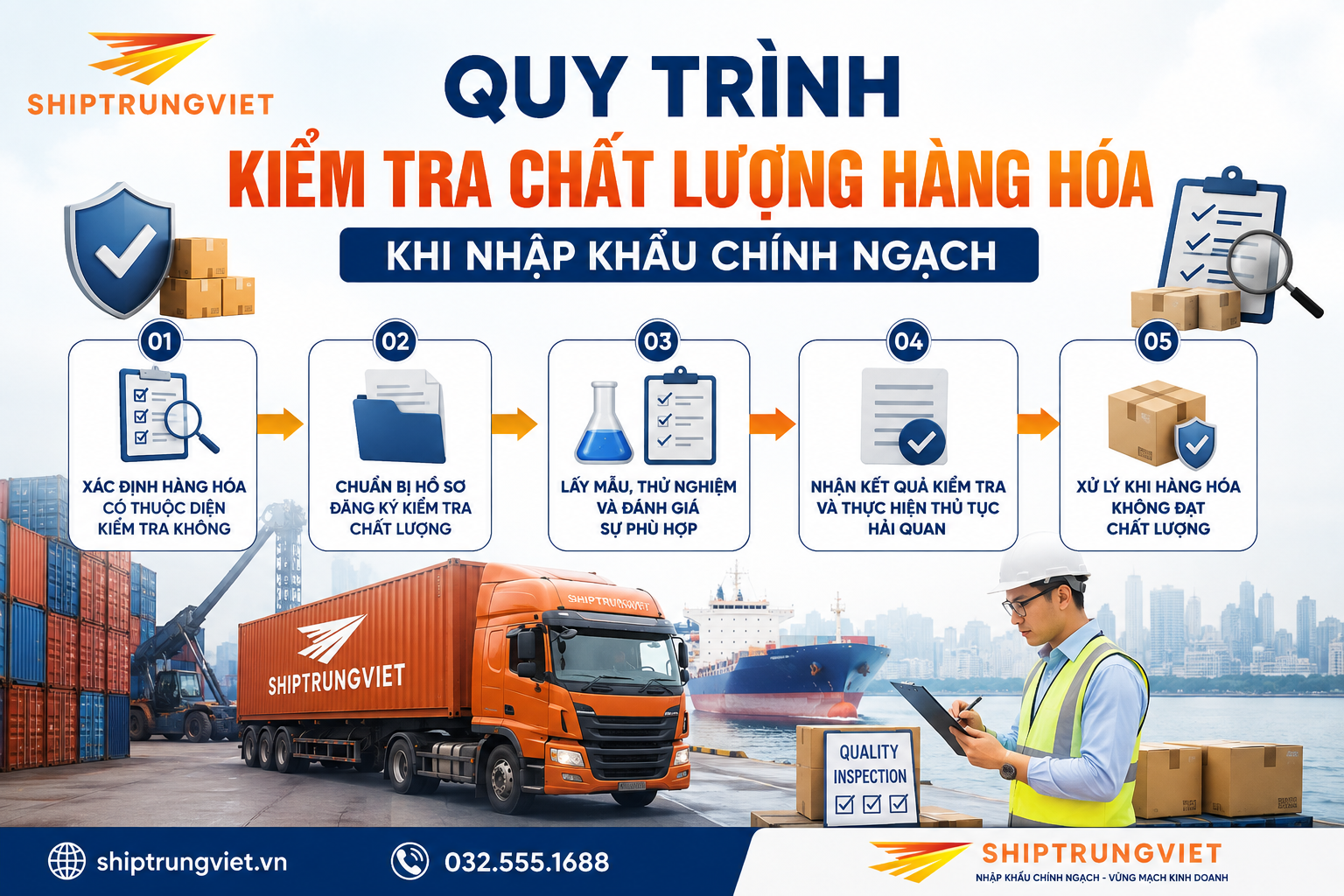 Tại sao phải kiểm tra chất lượng hàng hóa xuất nhập khẩu? Quy định mới nhất