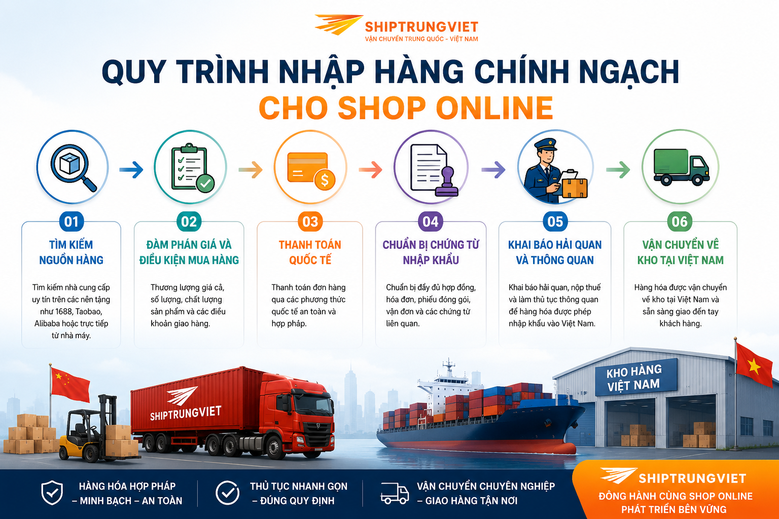Nhập Hàng Chính Ngạch Cho Shop Online: Hướng Dẫn Từ A-Z Giúp Kinh Doanh Bền Vững