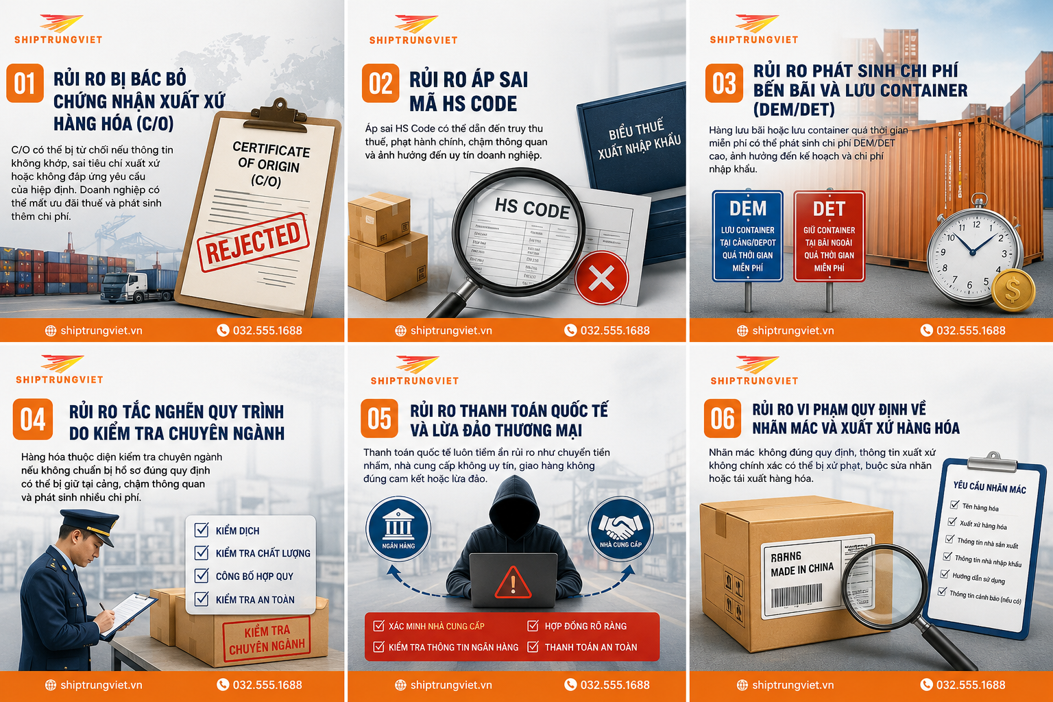 6 rủi ro lớn trong Logistics và cách quản trị hiệu quả khi nhập khẩu hàng hóa